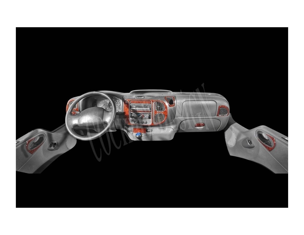 Ford Transit 03.00 - 08.06 Kit Rivestimento Cruscotto all'interno del veicolo Cruscotti personalizzati 12-Decori