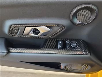 Toyota Supra 2019-2023 Cambio manuale o automatico Kit rivestimento interno cruscotto WHZ 28 pezzi 2