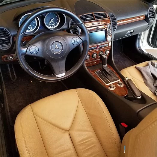 Mercedes SLK (R171) 2004-2010 Mascherine sagomate per rivestimento cruscotti 25-Decori Mercedes SLK (R171) 2004-2010 Mascherine sagomate per rivestimento cruscotti 25-Decori