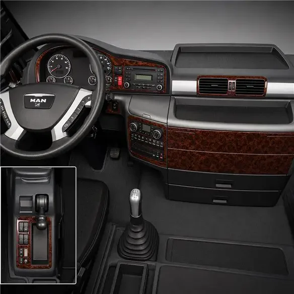MAN TGX TGS 2007+ kit cruscotto 3D, 22 pezzi