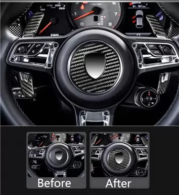 Porsche Macan 2014-2021 Mittelkonsole Armaturendekor Cockpit Dekor 38-Teile