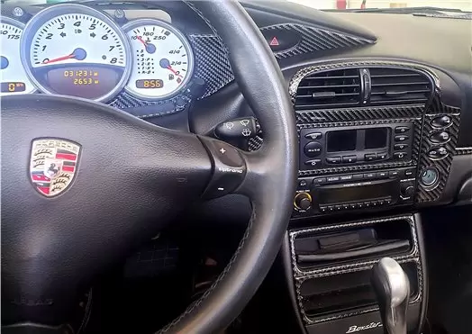 Porsche 911 1998-2004 Mittelkonsole Armaturendekor Cockpit Dekor 28-Teile