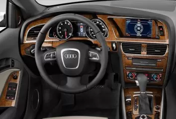 Audi A5 2008-2014 Hatchback Kit Rivestimento Cruscotto all'interno del veicolo Cruscotti personalizzati 42-Decori