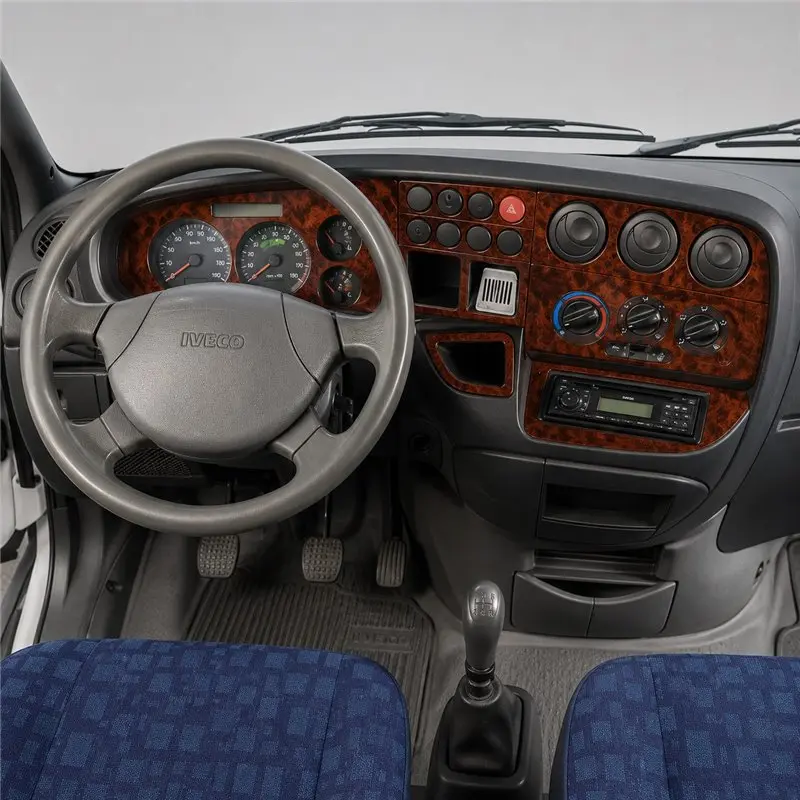 Iveco Daily City 1999-2007 kit cruscotto 3D, 8 pezzi