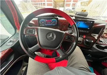 Mercedes Actros MK5 ab 2021 Mascherine sagomate per rivestimento cruscotti 32-Decori