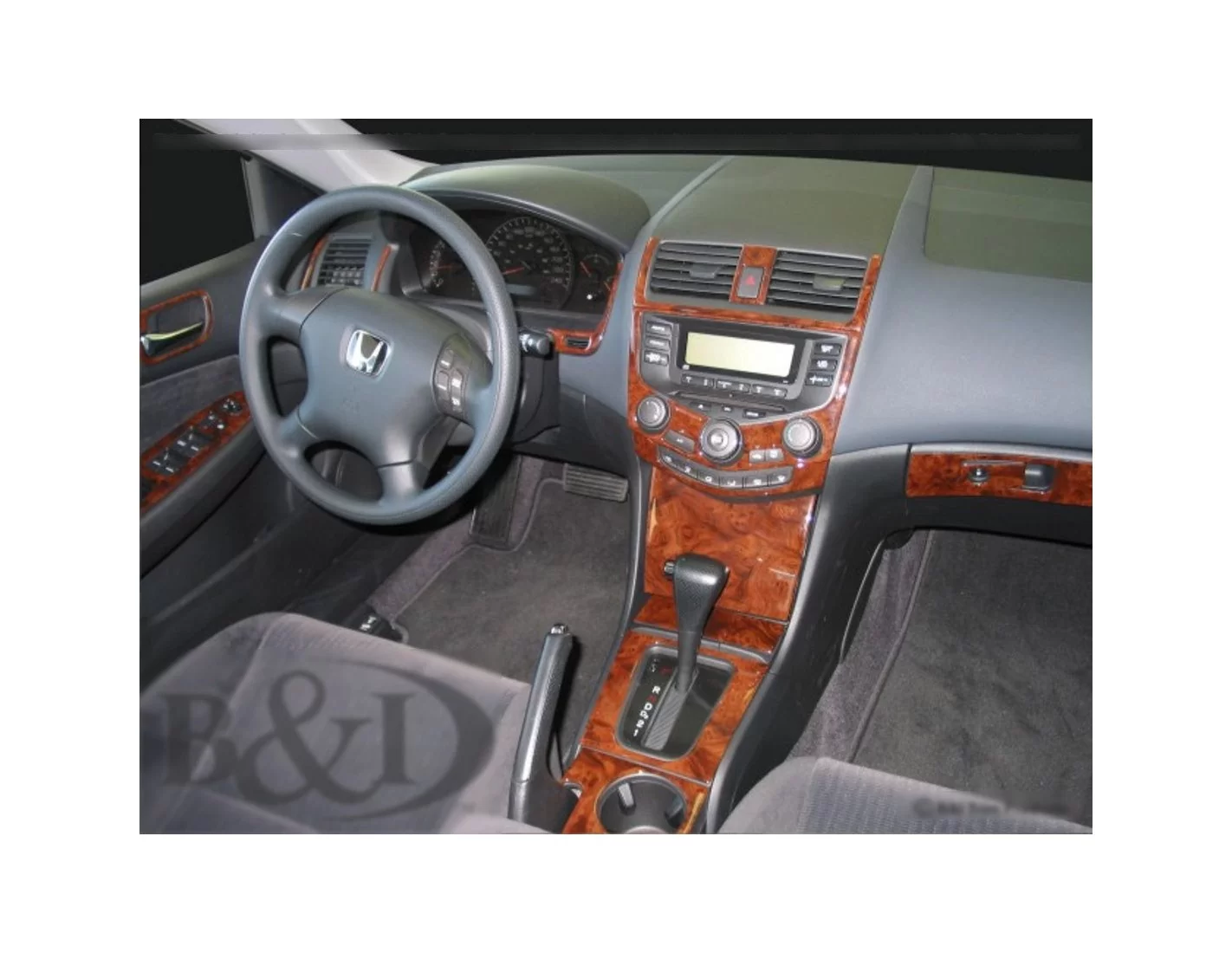Honda Accord 2003-2007 Full Set, Automatic Gear, Automatic A/C, 2 Doors Cruscotto BD Rivestimenti interni