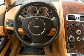 Aston Martin Vanquish 2017 Mascherine sagomate per rivestimento cruscotti 3-Decori