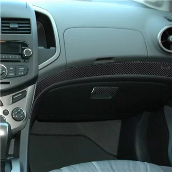 Chevrolet Aveo T300 2012–2020 Mascherine sagomate per rivestimento cruscotti 21 Decori