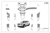 Chevrolet Orlando 2012-2015 Mascherine sagomate per rivestimento cruscotti 22 Decori