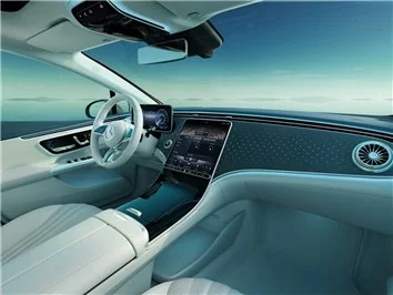 Modello di taglio per rivestimento interno Mercedes-Benz EQE SUV 2022 Modello di taglio per rivestimento interno Mercedes-Benz EQE SUV 2022