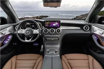 Modello di taglio per rivestimento interno Mercedes-Benz GLC-Class X253 2015 Modello di taglio per rivestimento interno Mercedes-Benz GLC-Class X253 2015