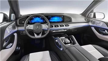 Modello di taglio per rivestimento interno Mercedes-Benz GLE-Class W167 2018 Modello di taglio per rivestimento interno Mercedes-Benz GLE-Class W167 2018