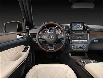 Modello di taglio per rivestimento interno Mercedes-Benz GLS-Class X166 2015 Modello di taglio per rivestimento interno Mercedes-Benz GLS-Class X166 2015