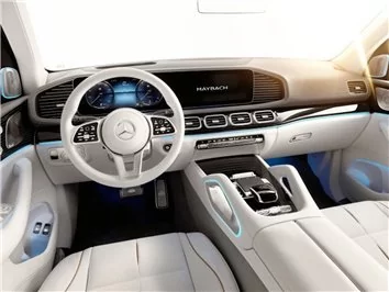 Modello di taglio per rivestimento interno Mercedes-Benz GLS-Class X167 2019 Modello di taglio per rivestimento interno Mercedes-Benz GLS-Class X167 2019