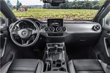 Modello di taglio per rivestimento interno Mercedes-Benz Classe X 2017 Modello di taglio per rivestimento interno Mercedes-Benz Classe X 2017