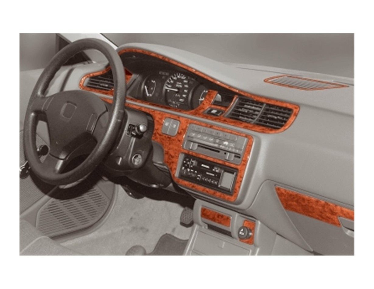 Honda Civic 09.92 - 01.95 Kit Rivestimento Cruscotto all'interno del veicolo Cruscotti personalizzati 14-Decori