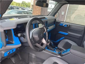 Ford Bronco 2021-2024 Kit di finiture per cruscotto interno 3D Dash Trim Dekor 56 parti Ford Bronco 2021-2024 Kit di finiture per cruscotto interno 3D Dash Trim Dekor 56 parti