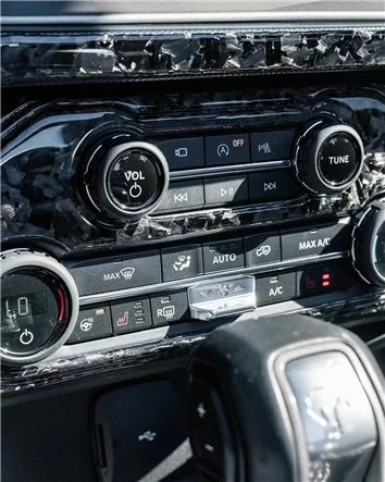 Ford Bronco 2021-2024 Kit di finiture per cruscotto interno 3D Dash Trim Dekor 56 parti Ford Bronco 2021-2024 Kit di finiture per cruscotto interno 3D Dash Trim Dekor 56 parti