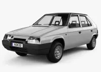 Kit cruscotto Skoda Favorit | Interni auto Cruscotto Legno