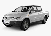 Kit cruscotto SsangYong Actyon Sports | Interni auto Cruscotto Legno