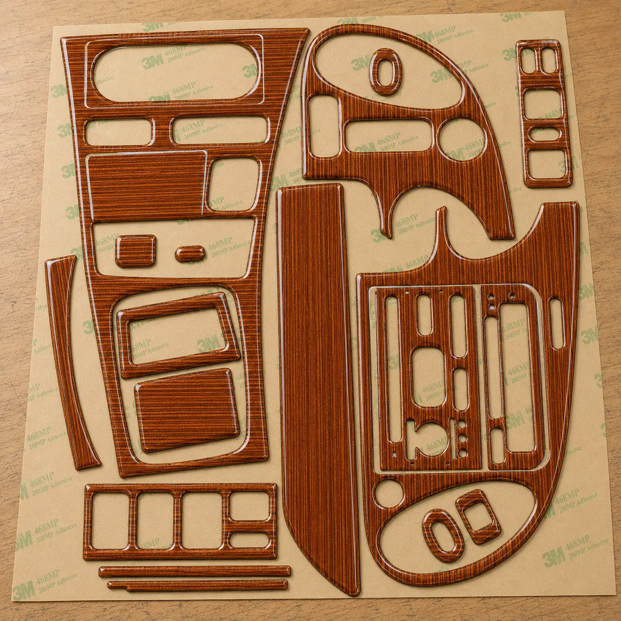 Finitura legno rigata