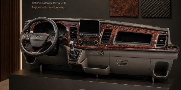 Ford Transit 1990–2026: rivestimento cruscotto e Caravan Salon