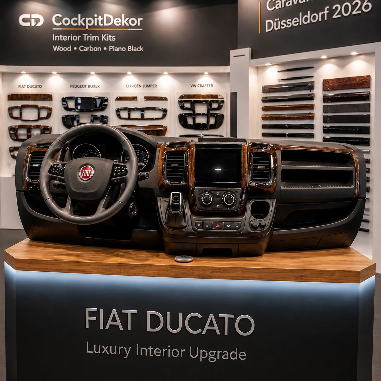Caravan Salon Düsseldorf 2026: tendenze per la personalizzazione del cockpit e degli interni camper