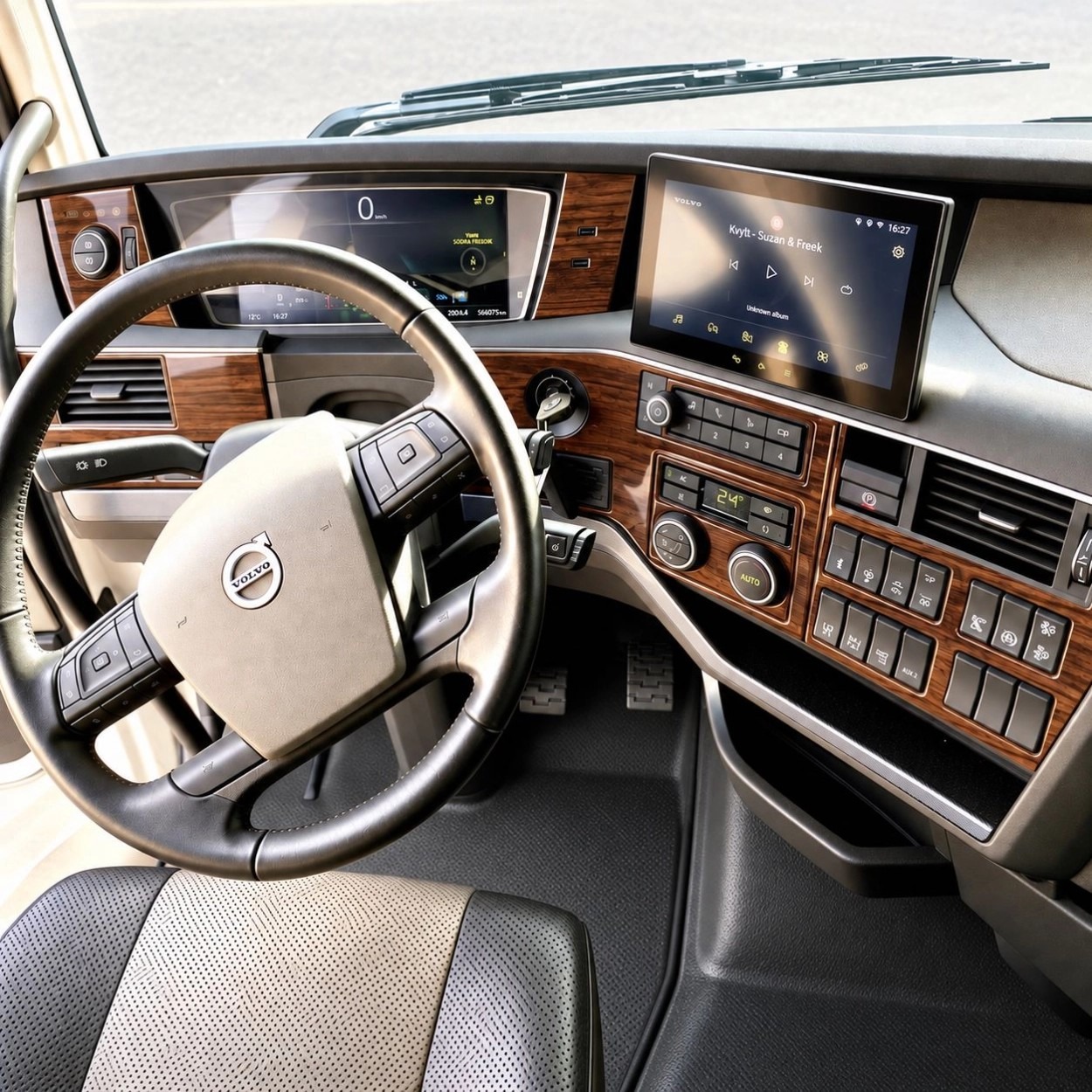Interni Volvo FH e FM 2020+: kit cruscotto per la nuova cabina